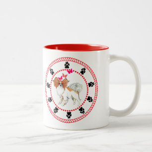 Café Em Dois Tons Caneca de Papillon dos anjos de Gulliver