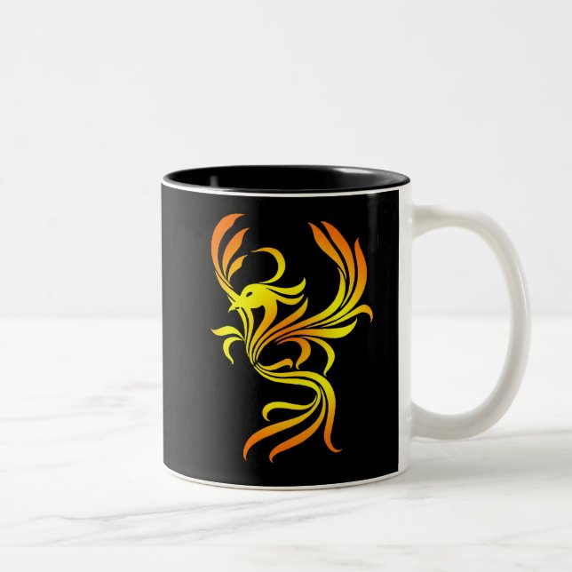 Café Em Dois Tons Caneca de Phoenix (Direita)