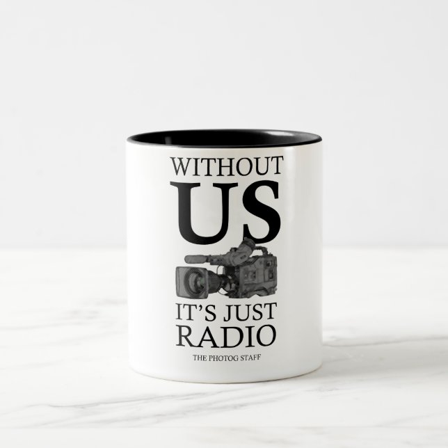 Café Em Dois Tons Caneca de Photog, para videographers, notícia da (Centro)