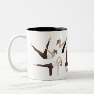 Café Em Dois Tons Caneca de pilates