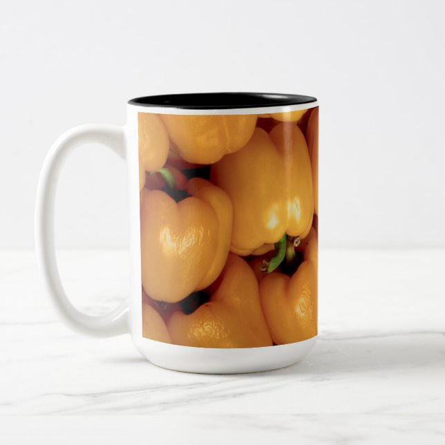 Café Em Dois Tons Caneca de Pimenta Amarela (Esquerda)