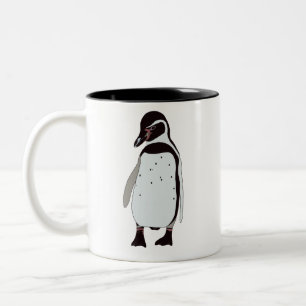 Café Em Dois Tons Caneca de pinguim