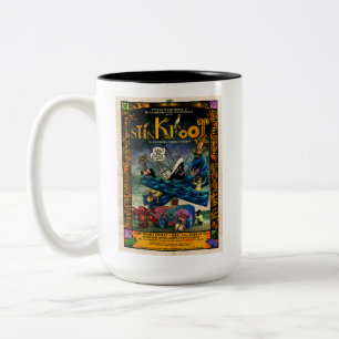 Café Em Dois Tons Caneca de pôster comemorando os 40 anos de Stinkfo