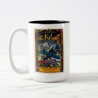 Café Em Dois Tons Caneca de pôster comemorando os 40 anos de Stinkfo