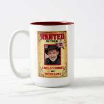 Caneca de Poster de Procurado Western