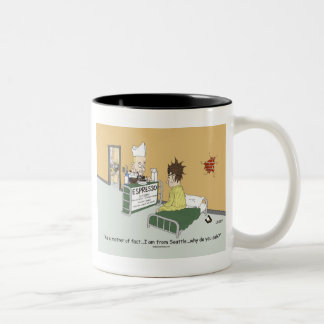 Café Em Dois Tons Caneca de Postum