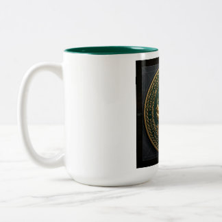 Café Em Dois Tons Caneca de Práticas Ambientais