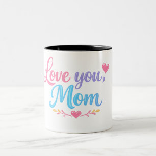 Café Em Dois Tons Caneca de Presente Amor Você Mãe