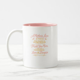 Café Em Dois Tons Caneca de Presente de Citação Inspiradora Amor de