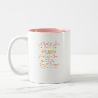 Café Em Dois Tons Caneca de Presente de Citação Inspiradora Amor de
