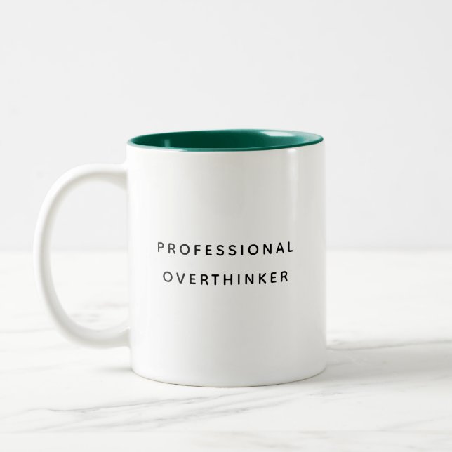 Café Em Dois Tons Caneca de Presente de Humor de Escritório Citações (Esquerda)