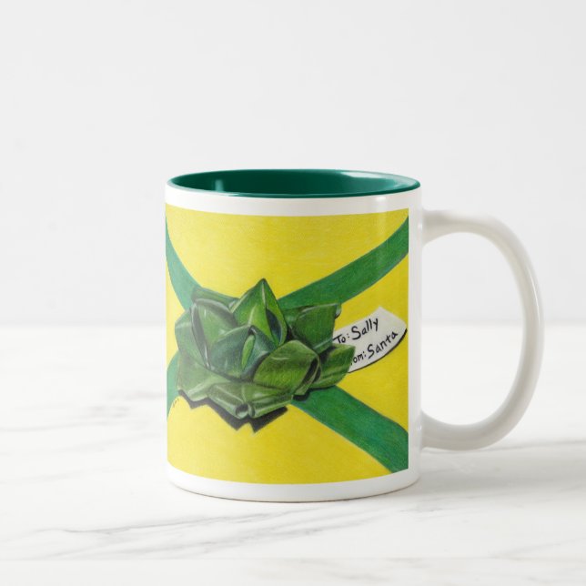Café Em Dois Tons Caneca de Presente de Natal (Direita)