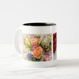 Café Em Dois Tons Caneca de Presente do Dia dos Namorados