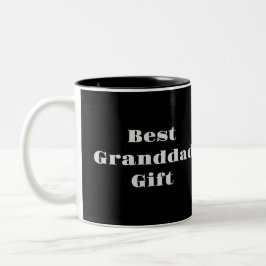 Café Em Dois Tons Caneca de Presente para Melhor Avô