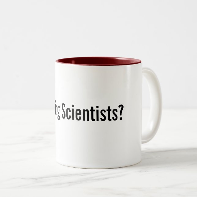 Café Em Dois Tons Caneca de presente para teóricos da conspiração do (Frente Esquerda)
