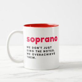 Café Em Dois Tons Caneca de presente soprano, caneca de presente eng