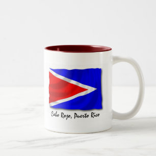Café Em Dois Tons Caneca de Puerto Rico: Cabo Rojo