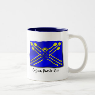 Café Em Dois Tons Caneca de Puerto Rico: Caguas