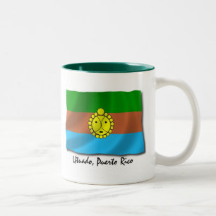 Café Em Dois Tons Caneca de Puerto Rico: Utuado
