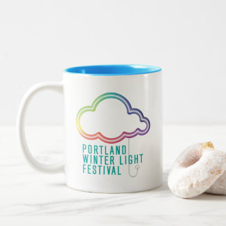 Café Em Dois Tons Caneca de PWLF