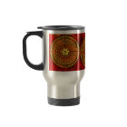 Caneca de Reddy do fogo do labirinto de Chartres