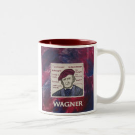Café Em Dois Tons Caneca de Richard Wagner