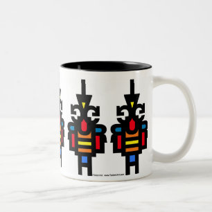 Café Em Dois Tons Caneca de RISO