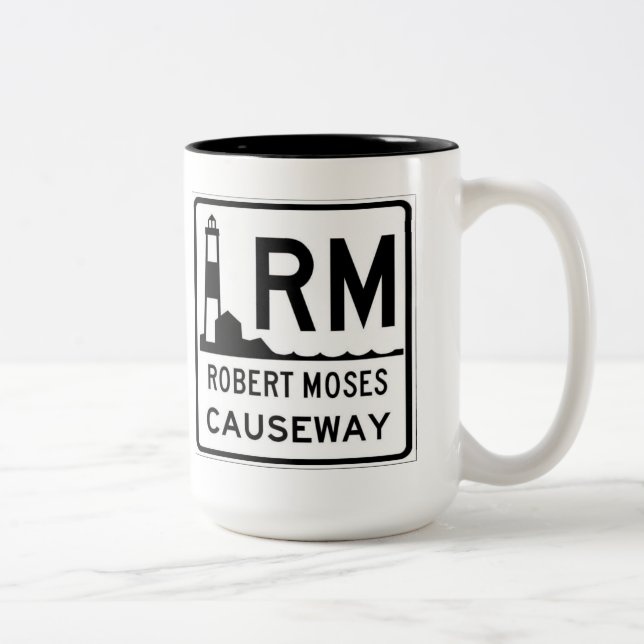 Café Em Dois Tons Caneca de Robert Moses (Direita)