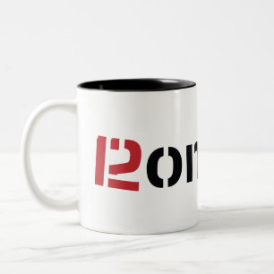 Café Em Dois Tons Caneca de Ron Paul 2012