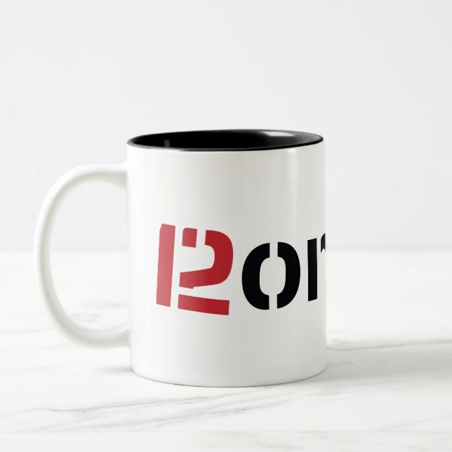 Café Em Dois Tons Caneca de Ron Paul 2012 (Esquerda)