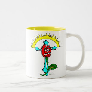 Café Em Dois Tons Caneca de Rose_Cross