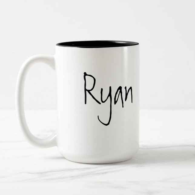 Café Em Dois Tons CANECA de Ryan (Esquerda)