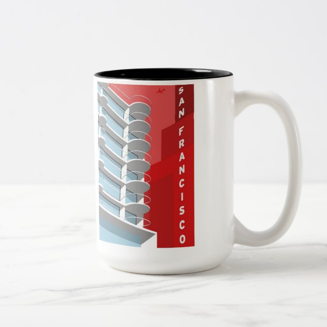 Café Em Dois Tons Caneca de San Francisco (Direita)