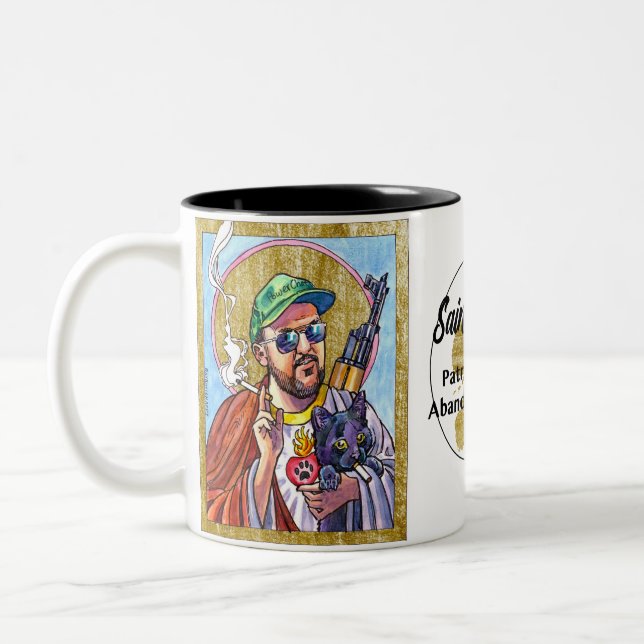 Café Em Dois Tons Caneca de São Mersh (Esquerda)