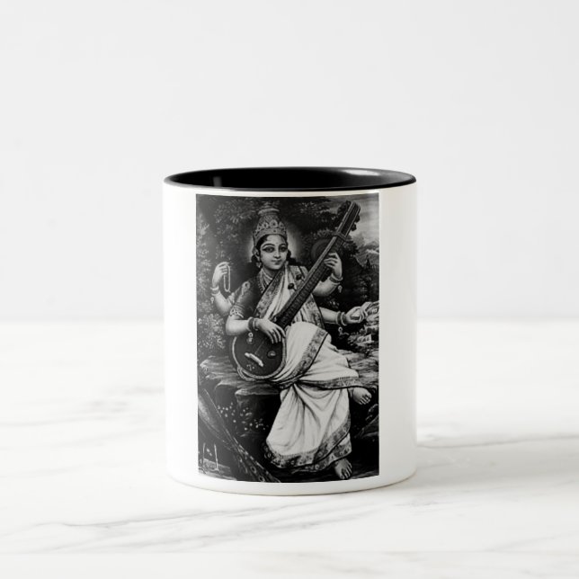 Café Em Dois Tons Caneca de Saraswati (Centro)