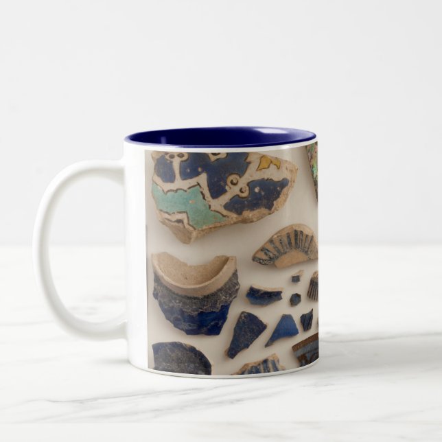 Café Em Dois Tons Caneca de Sherds da embarcação (Esquerda)
