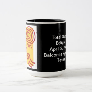 Café Em Dois Tons Caneca de Souvenir com exterior preto