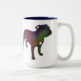 Café Em Dois Tons Caneca de Staffy