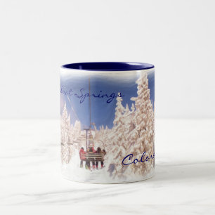 Café Em Dois Tons Caneca de Steamboat Springs
