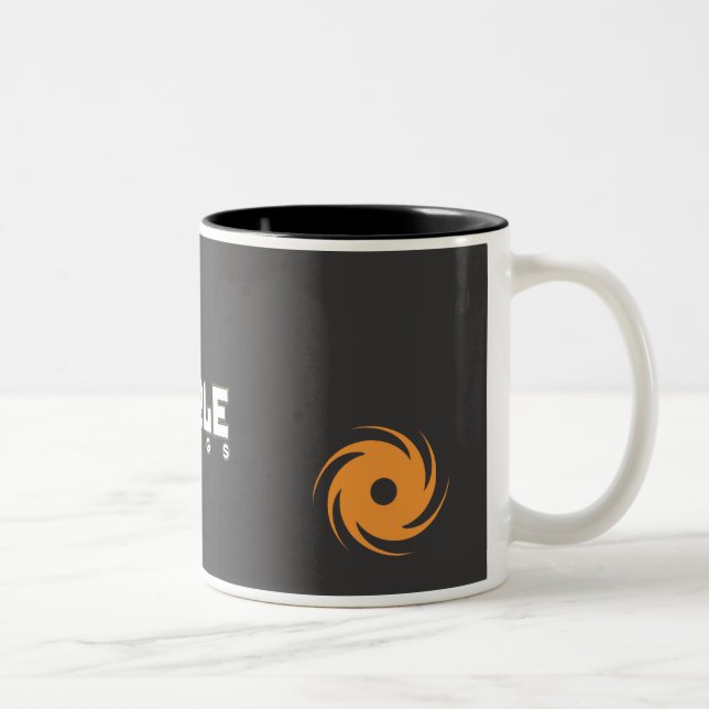 Café Em Dois Tons Caneca de "Sun" das gravações do buraco negro (Direita)