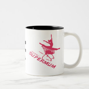 Café Em Dois Tons Caneca de Supermum