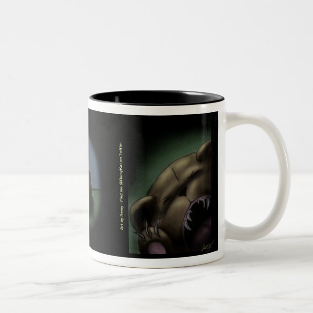 Café Em Dois Tons Caneca de TED (Direita)