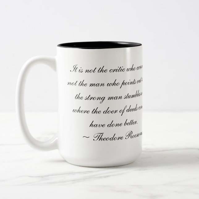 Café Em Dois Tons Caneca de Teddy Roosevelt (Esquerda)