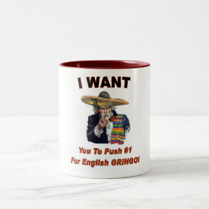 Café Em Dois Tons Caneca de Tio Sammy do mexicano