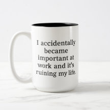 Caneca de Trabalho Engraçada e Sarcástica: Eu Acid