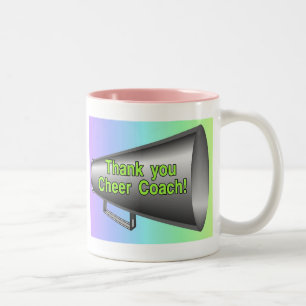 Café Em Dois Tons caneca de treinador de torcida