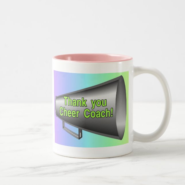 Café Em Dois Tons caneca de treinador de torcida (Direita)