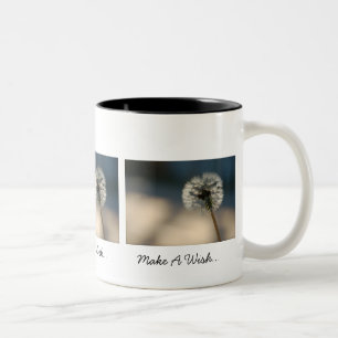 Café Em Dois Tons Caneca de três desejos