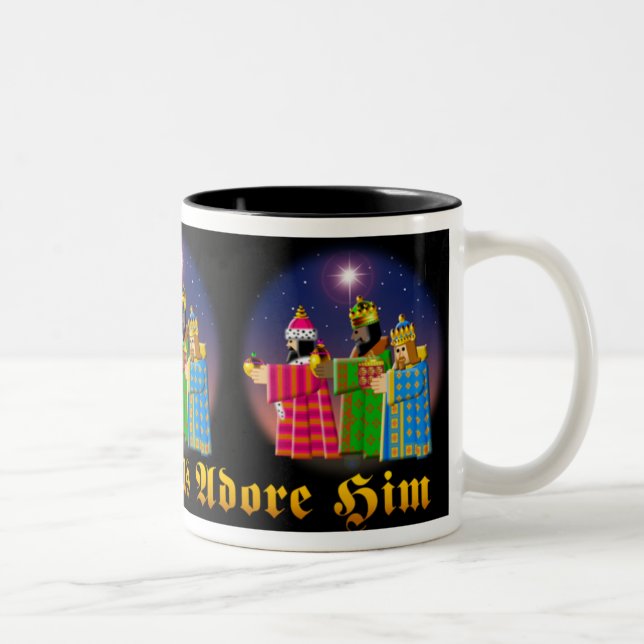 CAFÉ EM DOIS TONS CANECA DE TRÊS HOMENS SÁBIOS (Direita)