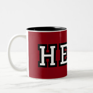 Café Em Dois Tons Caneca de Trigedasleng: Heda (comandante)